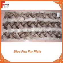 Chinese Blue Fox Fur Plate